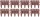 Palánk GE037, 27 x 24 cm, PP, barna, flexi, 2,16 m, csomag. 8 db