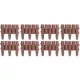Palánk GE037, 27 x 24 cm, PP, barna, flexi, 2,16 m, csomag. 8 db