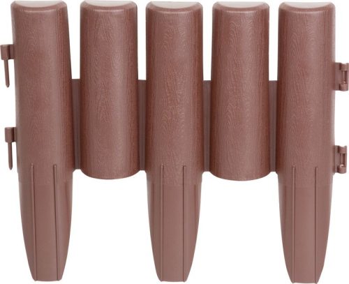 Palánk GE037, 27 x 24 cm, PP, barna, flexi, 2,16 m, csomag. 8 db