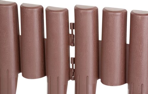 Palánk GE037, 27 x 24 cm, PP, barna, flexi, 2,16 m, csomag. 8 db