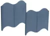 Szegély LE799, zöld, 120 mm, műanyag, 32 db