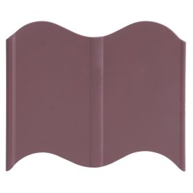 Szegély LE799, barna, 120 mm, műanyag, 32 db, 5,1 m