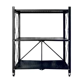   Polc Racks RAW3T, fém, 3 polcos, 0870x720x340 mm, max. 50 kg/polc, hordozható, görgős