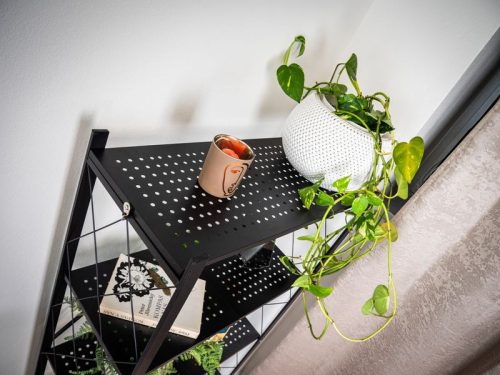 Polc Racks RAW5T, fém, 5 polcos, 1630x720x340 mm, max. 50 kg/polc, hordozható, görgős