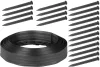 Szegély Strend Pro Garden, gyep, rugalmas, fekete, L-10 m, 6 cm