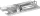Csapda FED 608, egerekre, fém, 100x50 mm