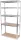 Polc Racks RAT40 MS, fém, MDF, 5 polcos, 1800x900x400 mm, max. 175 kg/polc