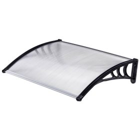 Polikarbonát előtető, 120x100cm, átlátszó