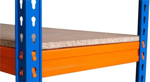 Polc Racks RAT60 HD, fém, 4 polcos, 1800x1800x600 mm, max. 600 kg/polc