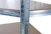 Polc Racks RAT80, sarok, fém, MDF, 5 polcos, 180x90x40 cm, max. 150 kg/polc