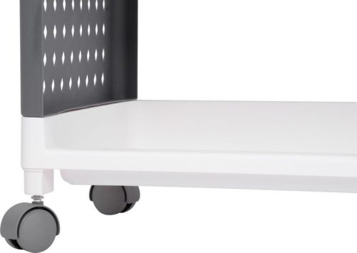 Polc MagicHome Rolly, műanyag, 5 polcos, 49x29x97 cm, görgős