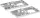 Csapda MH5079S Ironkiller, egerekre, fém, 120x65x0.5 mm, 2 db-os csomag