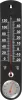 Hőmérő Strend Pro TMS-055 BlackBar, 250 x 55 x 12 mm, műanyag, nedvességmérő