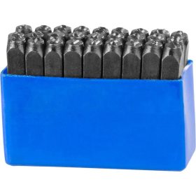   Bélyegzőkészlet ábécé HR59106, betűmagasság 6 mm, betű, 27 db