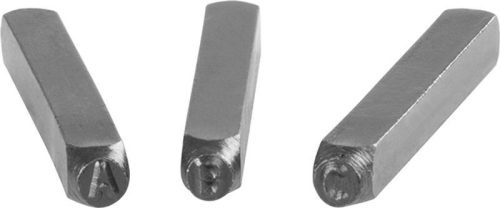Bélyegzőkészlet ábécé HR59105, betűmagasság 5 mm, betű, 27 db