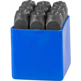   Bélyegzőkészlet számok HR59209, számjegy magasság 12 mm, 123, 9 db