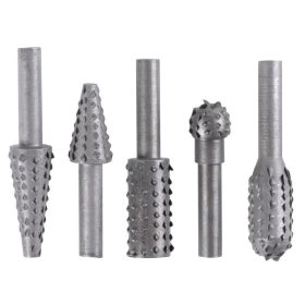   Ráspoly Strend Pro RR0731, 5 részes forgó ráspolykészlet, nyéllel