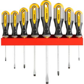   Csavarhúzó készlet Strend Pro SDX72-308, 9 db, lapos + Phillips