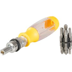   Bitkészlet Strend Pro SDX22-114, 14 részes, racsnis csavarhúzóval és csuklóval