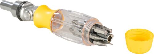 Bitkészlet Strend Pro SDX22-114, 14 részes, racsnis csavarhúzóval és csuklóval