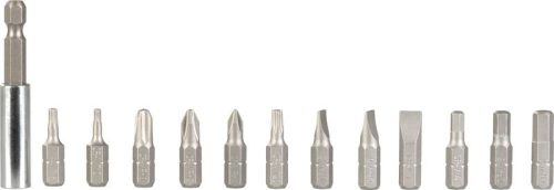 Bitkészlet Strend Pro SDX22-114, 14 részes, racsnis csavarhúzóval és csuklóval