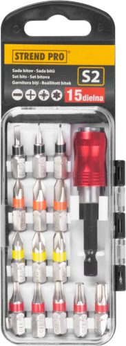 Készlet bites EVE-12077 • 15 részes, Bit 25 mm, S2