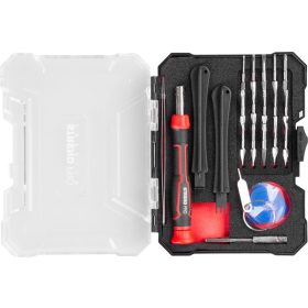   Sada bitov Strend Pro Premium ComfortGrip DL134, 23 dielna, so skrutkovačom, na opravu mobilov