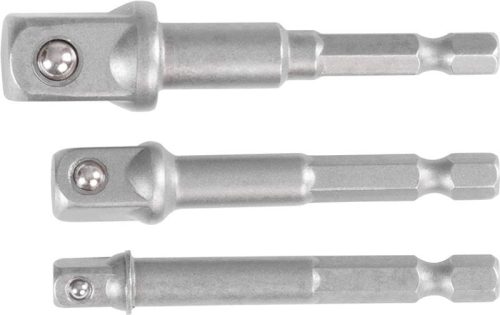 Sada adaptérov Strend Pro, do vŕtačky, 1/4", 3/8", 1/2