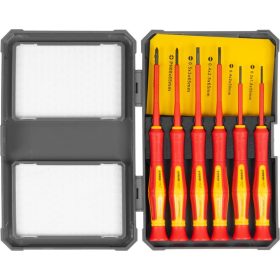   Csavarhúzó készlet Strend Pro, VDE 6 részes, lapos + Phillips, elektromos