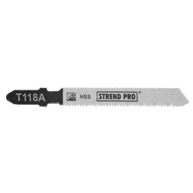   Szúrófűrész lap Strend Pro T118A 77 mm, 21f, fém, csomag. 5 db