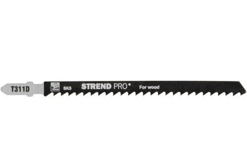 Szúrófűrész lap Strend Pro T311D 132 mm, 6f, fa, csomag. 5 db