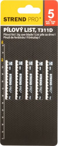 Szúrófűrész lap Strend Pro T311D 132 mm, 6f, fa, csomag. 5 db
