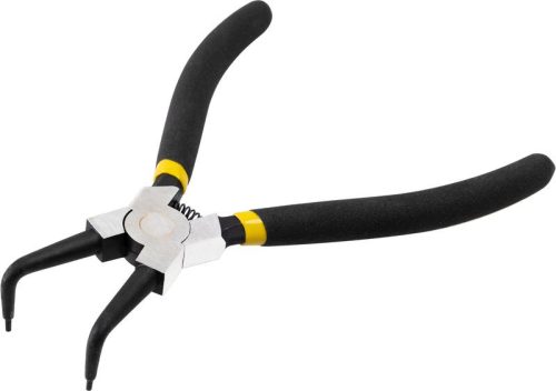 Strend Pro P0182B 180 mm, tengely és biztosítógyűrű fogó, hajlított