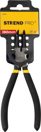 Strend Pro P0182B 180 mm, tengely és biztosítógyűrű fogó, hajlított