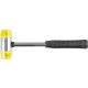 Szilikonkalapács 07-801c-4 • 40 mm, 29,5 cm fém nyéllel