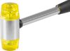 Szilikonkalapács 07-801c-4 • 40 mm, 29,5 cm fém nyéllel