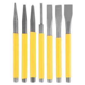 Véső- és kiütő készlet Strend Pro GP007B2, 7 részes