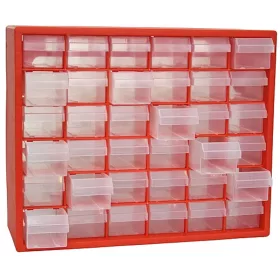   Fali rendező Strend Pro SBx3045, 36 fiókos, 40,5 x 30,5 x 65 cm, max. 25 kg