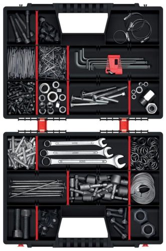 Szerszám rendező NOR16DUO, 39 x 29 x 13 cm, csomag 2 db