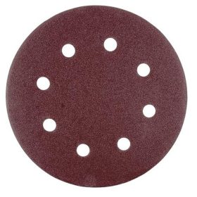   Gipszkarton csiszoló Worcraft DS08-190-01, 190 mm, 8 nyílás, kerek, 5 db, Z220