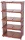 Cipőpolc Strend Pro, 5 szintes, műanyag, rattan, 48x30,5x86 cm