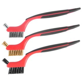   Kefekészlet Strend Pro BS618, 3 részes, nejlon/acél/sárgaréz