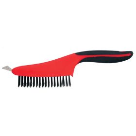 Strend Pro CG682, 3 soros acélkefe kaparóval, ComfortGrip