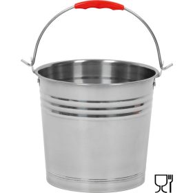 Vödör Strend Pro, 5 literes, rozsdamentes acél