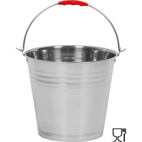   Vödör Strend Pro, 8 literes, rozsdamentes acél, élelmiszer-tanúsítvánnyal
