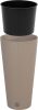 Virágcserép RATO Tubus 400, mokka, betét