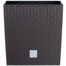 Virágcserép RATO low 320, barna, betét