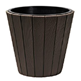 Virágcserép WOODE 490, 54 l, barna, betét