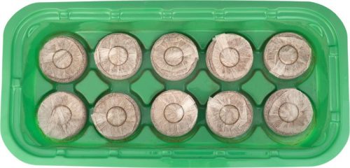 Mini melegágy 10 kókusz pellettel, 26 x 12,5 x 4 cm