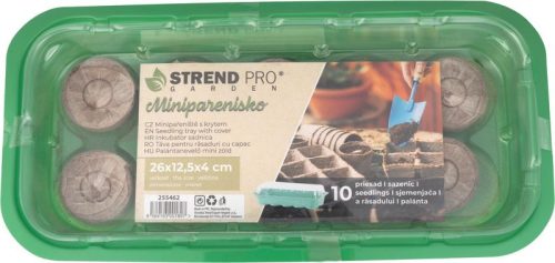 Mini melegágy 10 kókusz pellettel, 26 x 12,5 x 4 cm